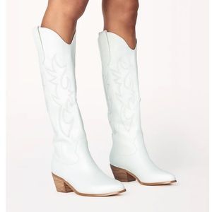 Billini white cowboy boots